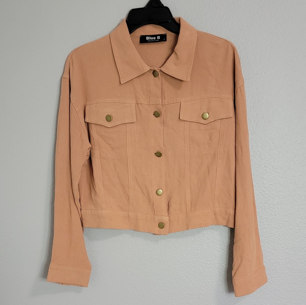 BLUE B  COLLECTION   CROPPED JACKET/ SIZE S